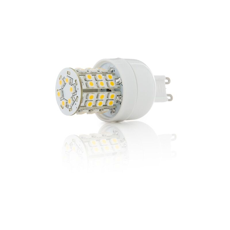 

Bombilla de LEDs G9 48 X SMD3528 G9 3W 240Lm 30.000H | Blanco Frío (KD-G9-3528-48-CW)