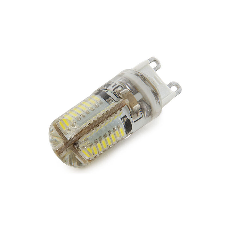 

Bombilla de LEDs G9 64 X SMD3014 3W 200Lm 30.000H | Blanco Frío (AOE-108G9-3W-CW)