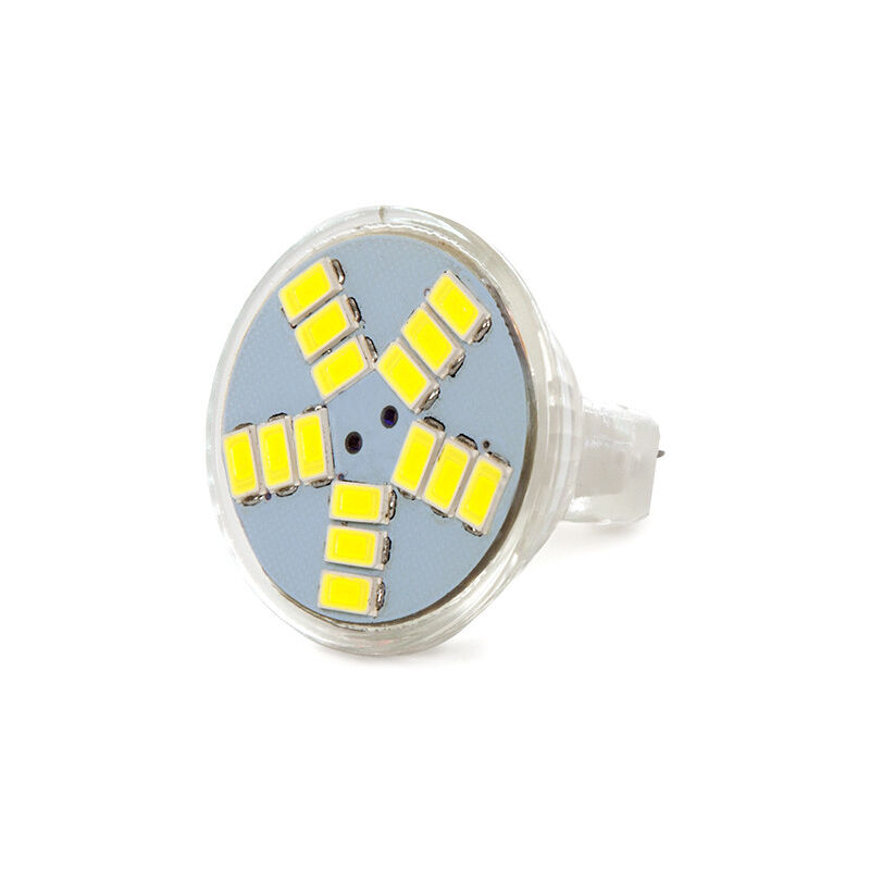 

Bombilla de LEDs Gu4 MR11 2,5W 180Lm 30.000H | Blanco Cálido (CA-MR11-GU4-2.5W-CW)