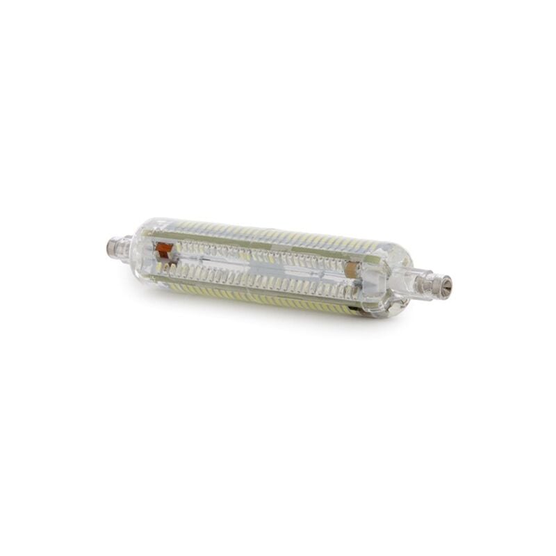 

Bombilla de LEDs R7S Silicona 120Mm 360º SMD3014 10W 1000Lm 50.000H | Blanco Cálido (CA-R7S-360-10W-118-CW)