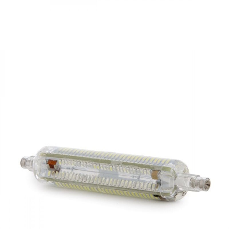 

Bombilla de LEDs R7S Silicona 120Mm 360º SMD3014 10W 1000Lm 50.000H | Blanco Frío (CA-R7S-360-10W-118-CW)