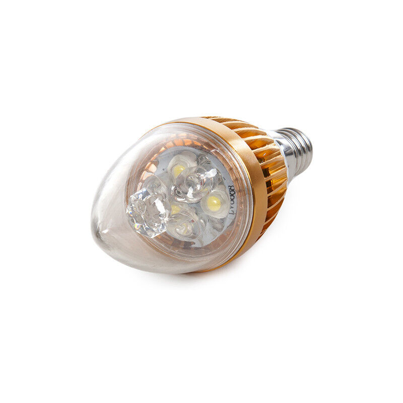 

Bombilla LED E14 3W 240Lm 6000ºK 12VAC/Dc 30.000H [JL-12V-E14-3W-CW] | Blanco Frío (JL-12V-E14-3W-CW)