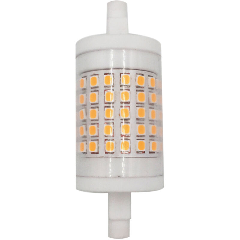 

Bombilla de luz de maiz de 75 LED R7S, brillo ajustable, resistencia al agua IP42,Blanco calido, AC220-240V