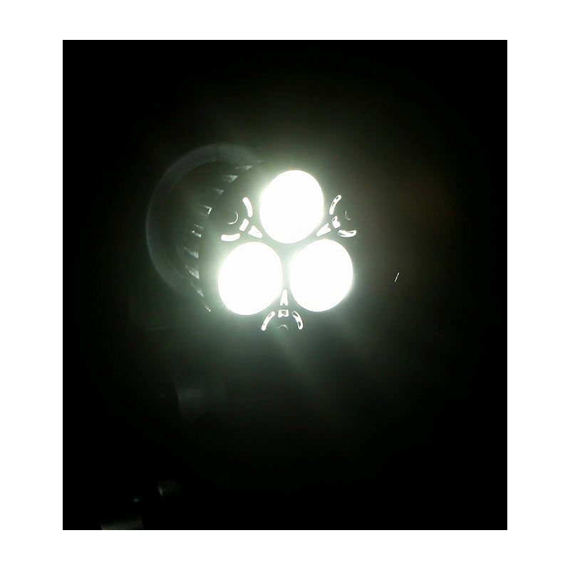 

Bombilla de luz LED blanca regulable 9W MR16 12-24V,blanco