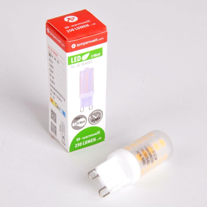 

Bombilla de pines LED G9 3W 830 atenuable
