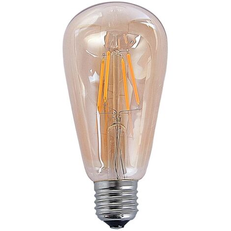LÚZETE - BOMBILLA DECORATIVA ÁMBAR LED E27 4W 360 LM