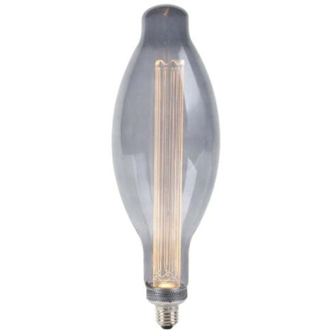 Bombilla Decorativa LED E115 E27 4W 1800K Cristal Gris, Smoky