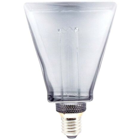 Bombilla Decorativa LED E27 4W 1800K Diamante Cristal Gris, Smoky