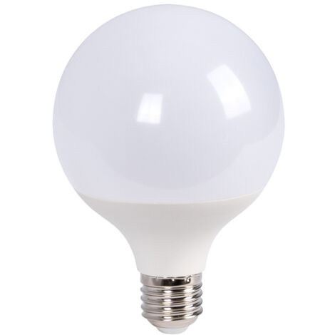 BARCELONA LED Bombilla Decorativa LED Globo E27 G95 - 15W - Blanco Neutro