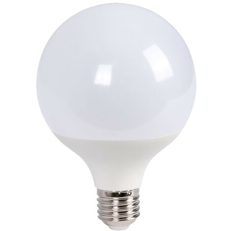 BARCELONA LED Bombilla Decorativa LED Globo E27 G95 - 15W - Blanco Frío