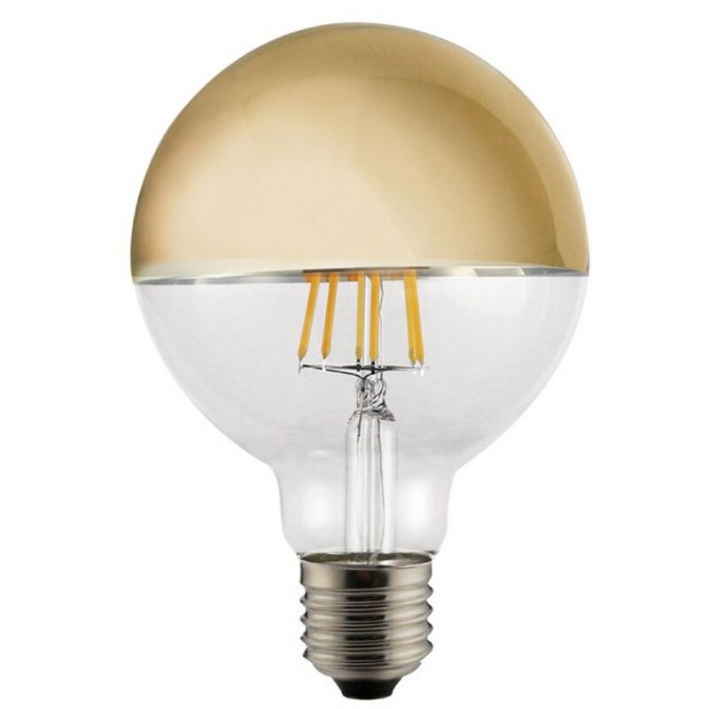 

Bombilla decorativa LED Globo Efecto Espejo E27 (6W) | Oro