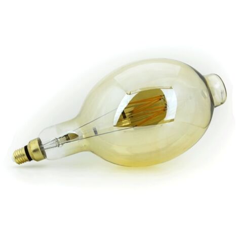 Bombilla Decorativa LED Grande E27 8w 2200K Cristal Dorado