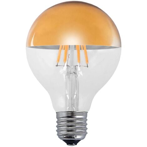 LÚZETE - BOMBILLA DECORATIVA LED ORO E27 6W 2300K