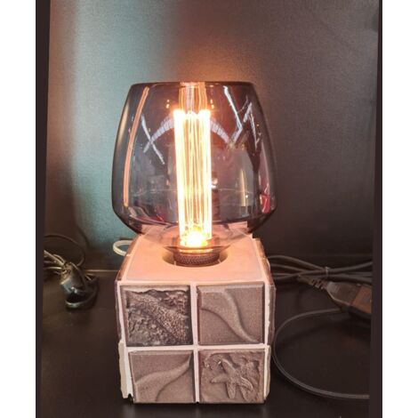 Bombilla Decorativa LED S123 E27 4W 1800k Cristal Gris, Smoky
