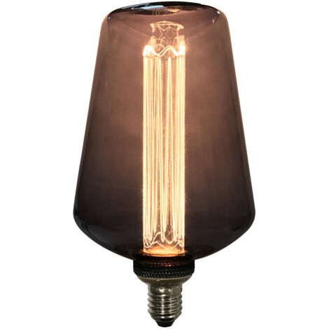 Bombilla Decorativa LED S135 E27 4W 1800K Cristal Gris