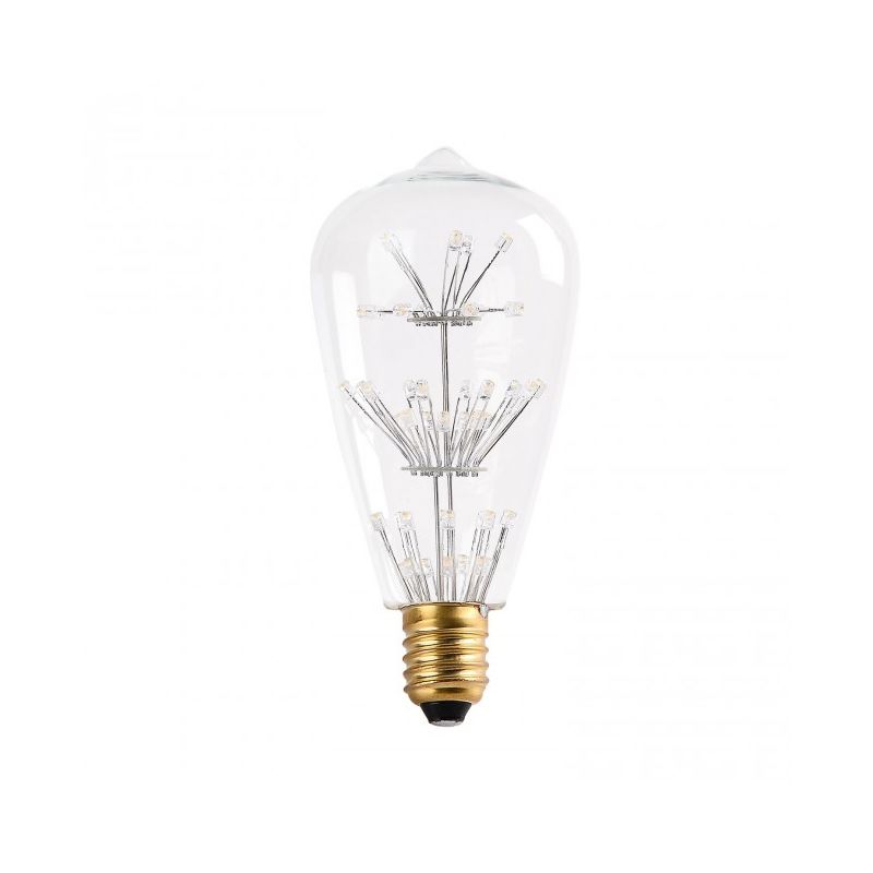 

Bombilla decorativa LED ST64 2W Cristal 2700k - ENVÍO DESDE ESPAÑA - Luzconled