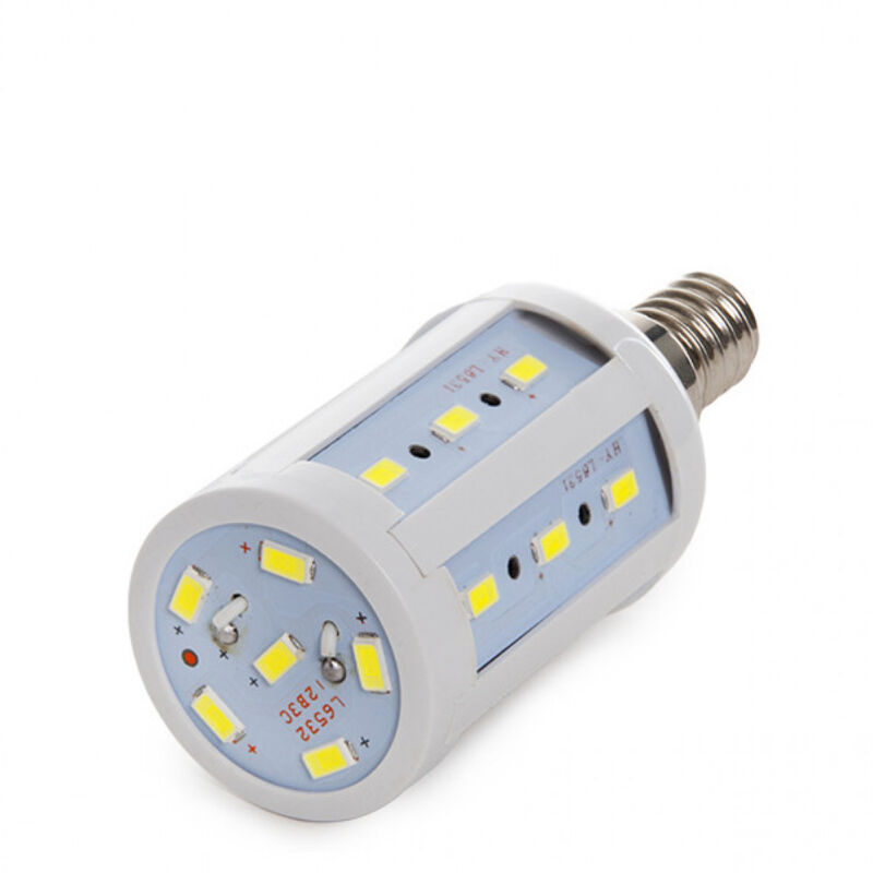 

Bombilla E14 24 LEDs 5730SMD 5W 480Lm 30.000H | Blanco Frío (SM-5730-24YMD-E14-CW)