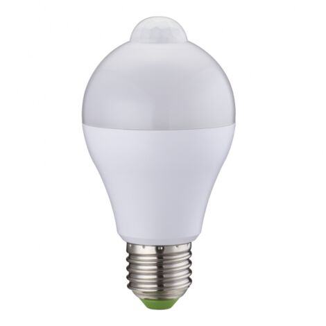 Bombilla e27 con sensor de movimiento ip20, c/ángulo cobertura 360º, en pc c/ prot. uv