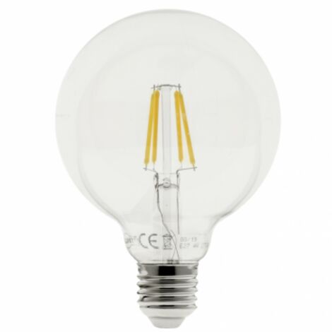 Bombilla e27 (grueso) globo jobim led d125 8w 2700k 1055lm transparente-a+