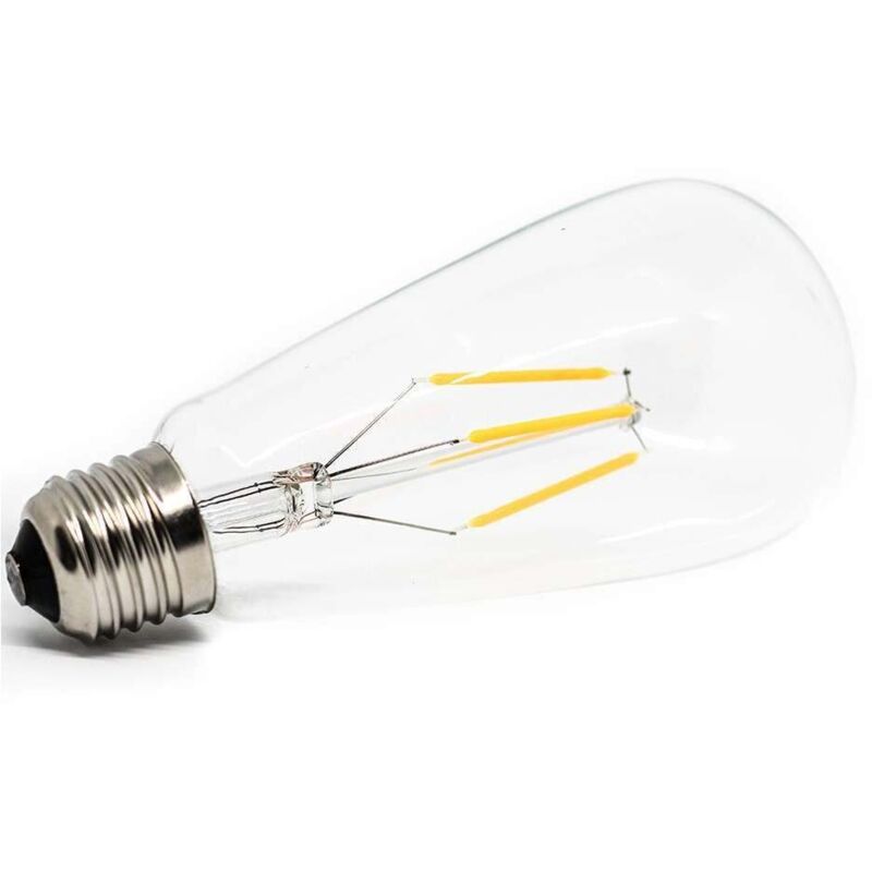 

Bombilla Edison E27 LED de estilo retro en rosa, azul, verde, blanco neutro y blanco cálido | LED de color: Blanco cálido (2800-3200K)