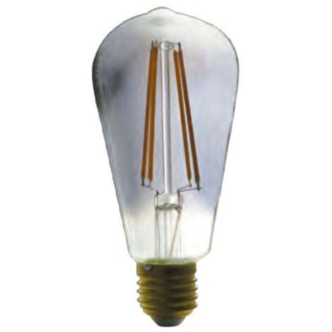 Bombilla Edison Filamento LED E27 2,5W 1800K Cristal Smoky