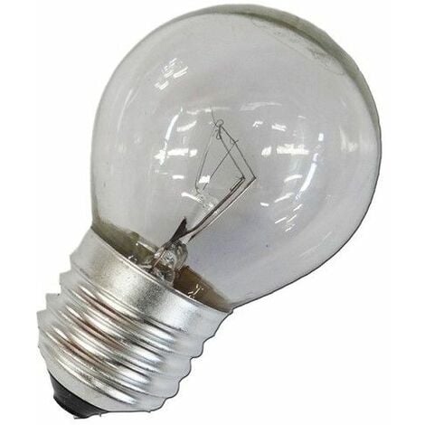 Bombilla incandescente esferica clara 40W E27 240V EDM 35122
