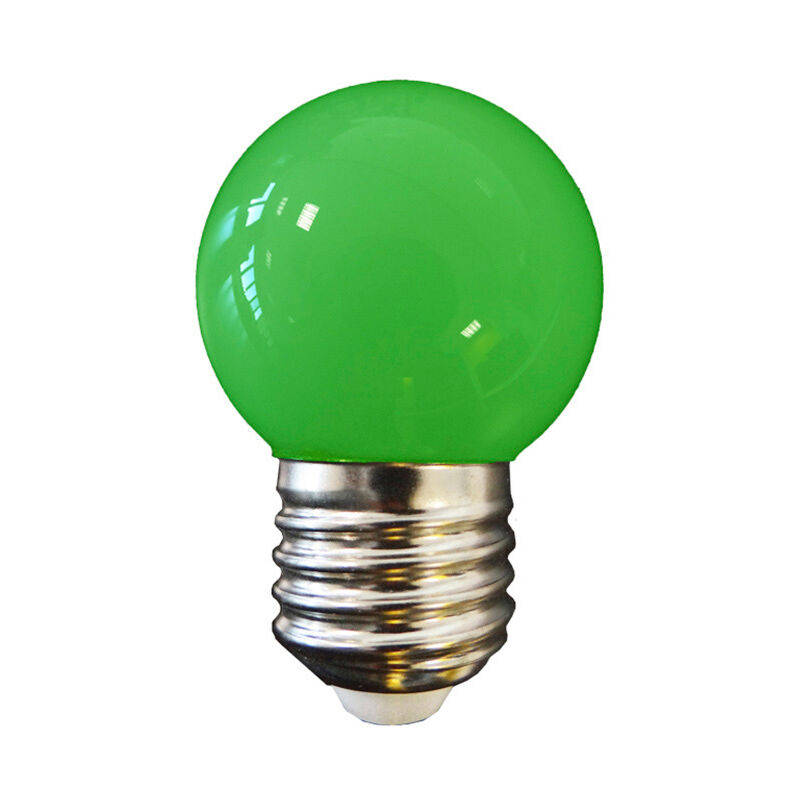 

Bombilla esferica led e27 1,5w 80 lm verde - EDM