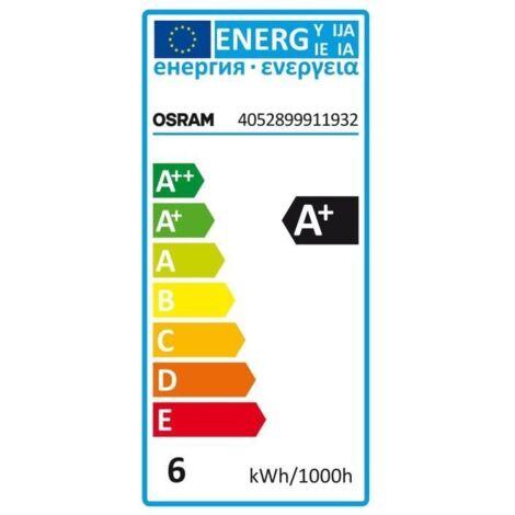 Bombilla ESL LED-Star P40 6W E14, 470L mata, gotas