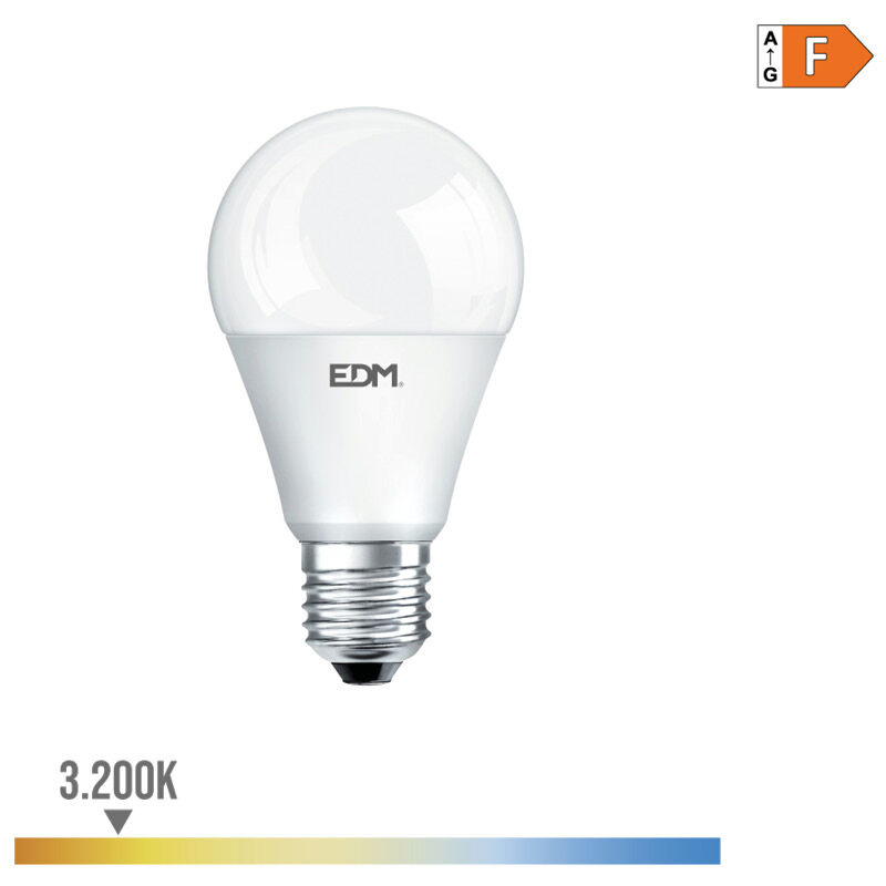 

Bombilla standard led e27 12w 1055 lm 3200k luz calida - EDM