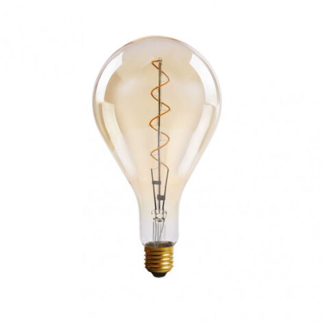 Bombilla filamento estándar 22x12,5 cm 4 W 300 lm E27 ámbar 3000 K