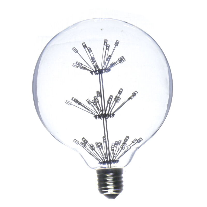 

Pack 5 Bombilla led G125 Filamento 6W E27 blanca 2700K dorada - Jandei