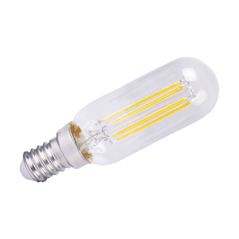 

Lámpara tubular cristal Led E14 4W 2800°K 380Lm 25x84mm. (F-BRIGHT 2601944)