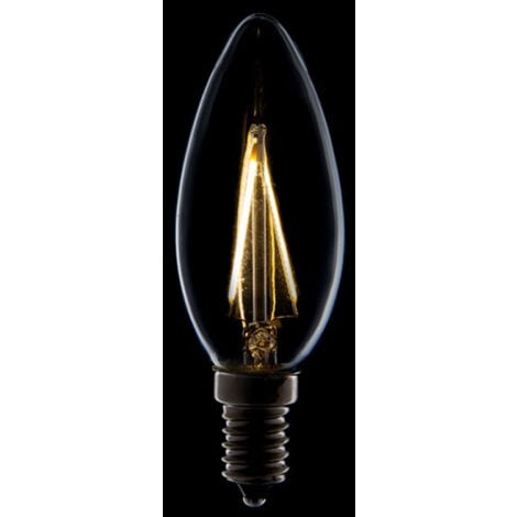 Bombilla Filamento LED E14 2W 200Lm 30.000H | Blanco Cálido (JTX-J14DHA22-WW)