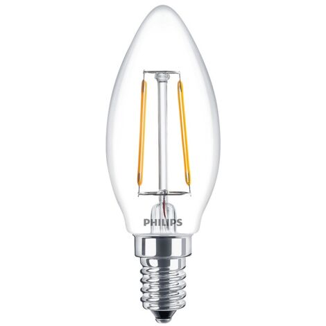 Bombilla Filamento LED E14 Casquillo Fino 2W 250 lm B35  CandleND    2700K Blanco Cálido