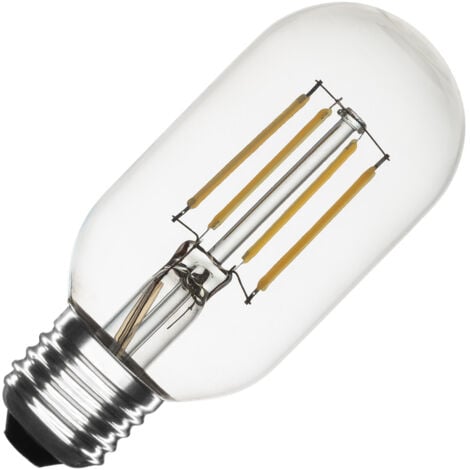 Bombilla Filamento LED E27 Casquillo Gordo 4W 470 lm Regulable T45  No Flicker 4000K Blanco Neutro