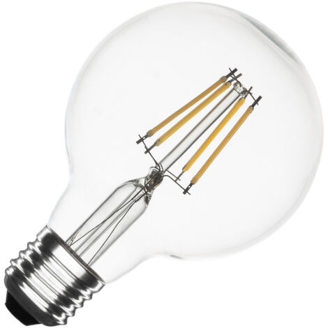 Bombilla Filamento LED E27 Casquillo Gordo 6W 720 lm G80 No Flicker 4000K Blanco Neutro