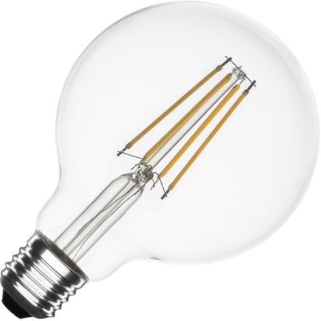 Bombilla Filamento LED E27 Casquillo Gordo 8W 1055 lm G95 No Flicker 4000K Blanco Neutro