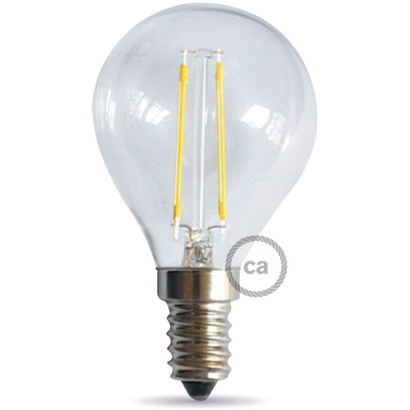 

Bombilla filamento Led Esférica 4,5W E14 Clara