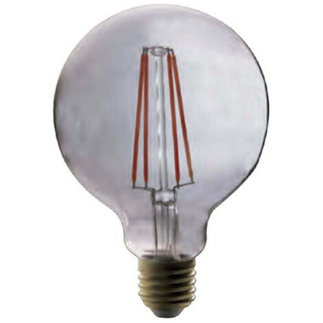 Bombilla Filamento LED Globo G125 E27 2,5w 1800k Cristal Gris