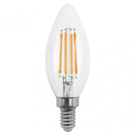 Bombilla filamento vela 4 W 450 lm E14 clara 2700 K