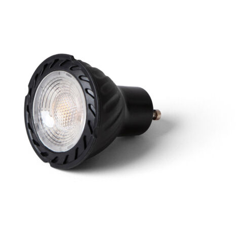 Bombilla GU10 LED 5W 2700K 60° negra
