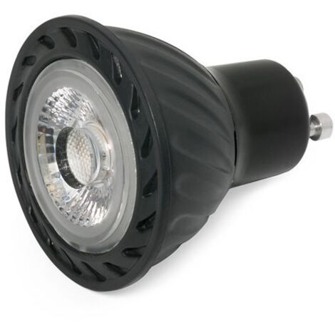 Bombilla GU10 LED 7W 4000K 60° negro