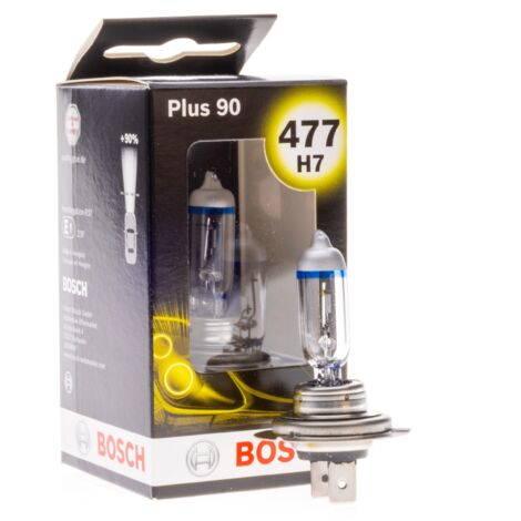 Bombilla halógena Bosch H7 12 V 3000 K amarilla 55 W PX26d, 1 ud.