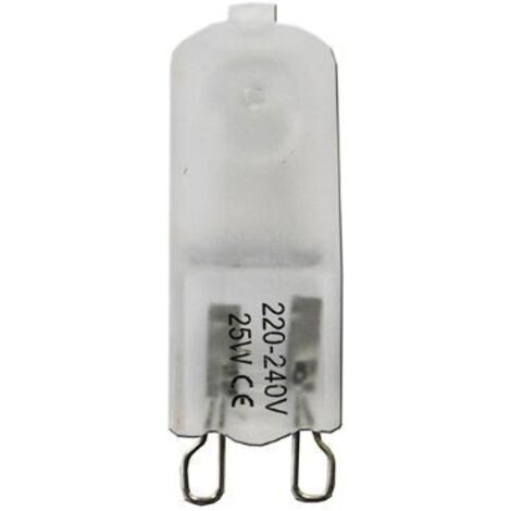 Bombilla halogena g-9 mate 220v 60w 740lm 4,4cm edm