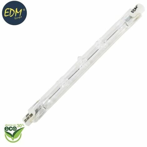 Bombilla halógena lineal 118mm "energy saver" 160w (equ 200w) 220v
