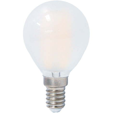 Bombilla ilumin esf. led filamento opal garza e27 4w 470lm 5