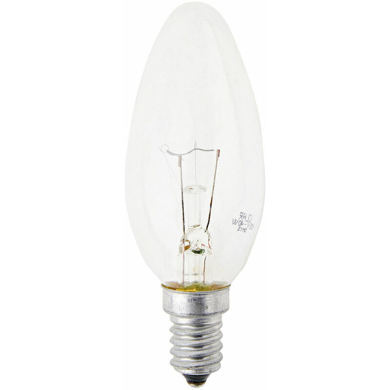 

Bombilla vela a 40w e14 125v (solo uso industrial) - Clar