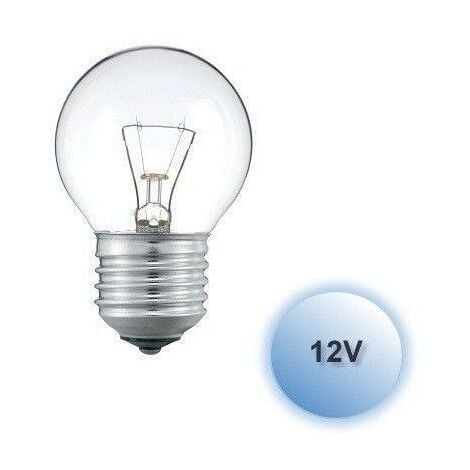 Bombilla incandescente 12V esférica 60W E27