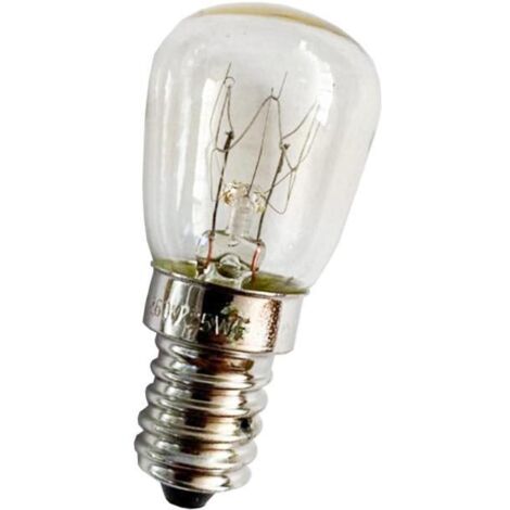 Bombilla incandescente pebetero e-14 25 w 26 x 60 mm