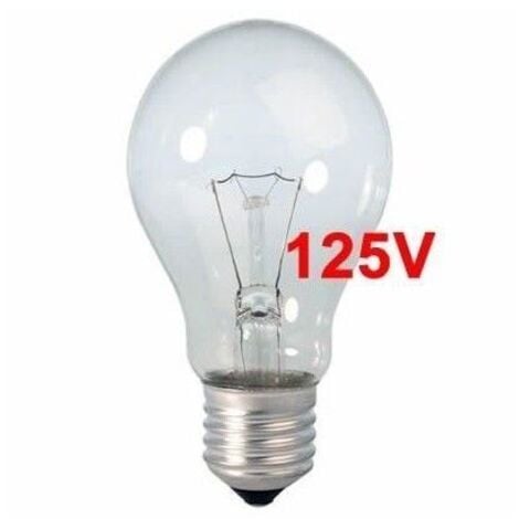 LTDE Bombilla incandescente standard clara 60w e27 125v solo uso industrial